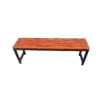 metal seating bench top fiber strip