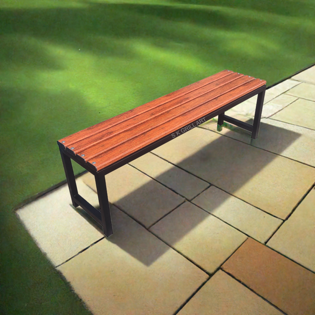 metal seating bench top fiber strip sk grill art metal seating bench top fiber strip