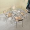 dining table with chair s k grill art