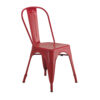 Metal frame cafe chair